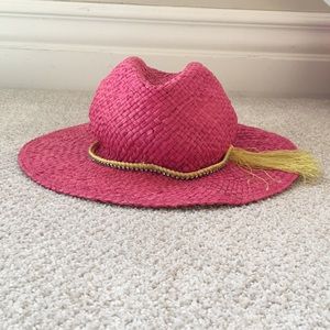 Juicy Couture pink and yellow hat